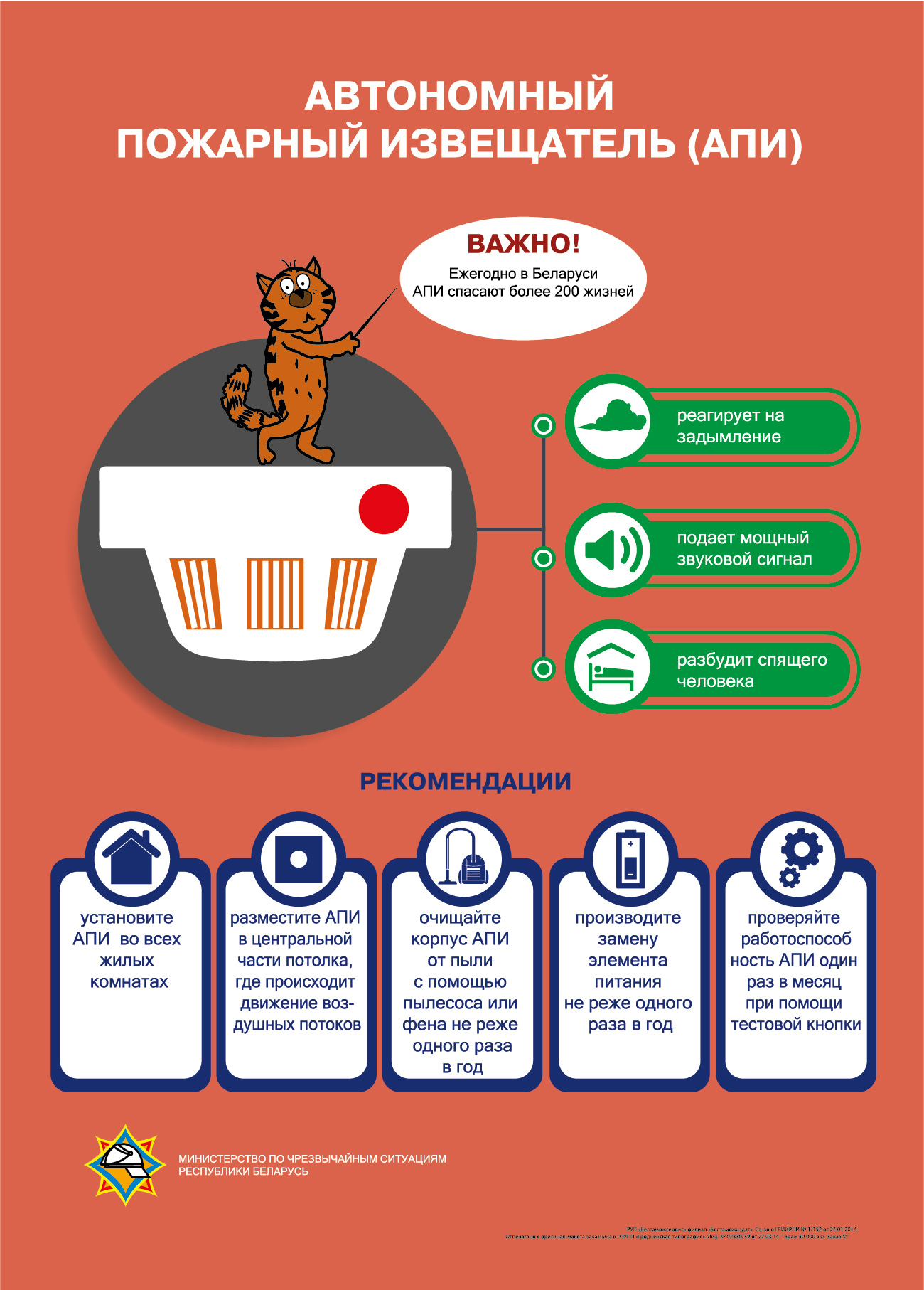 Тихий страж вашего дома: Автономный пожарный извещатель